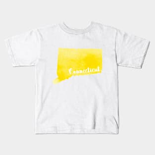 Connecticut Yellow Kids T-Shirt